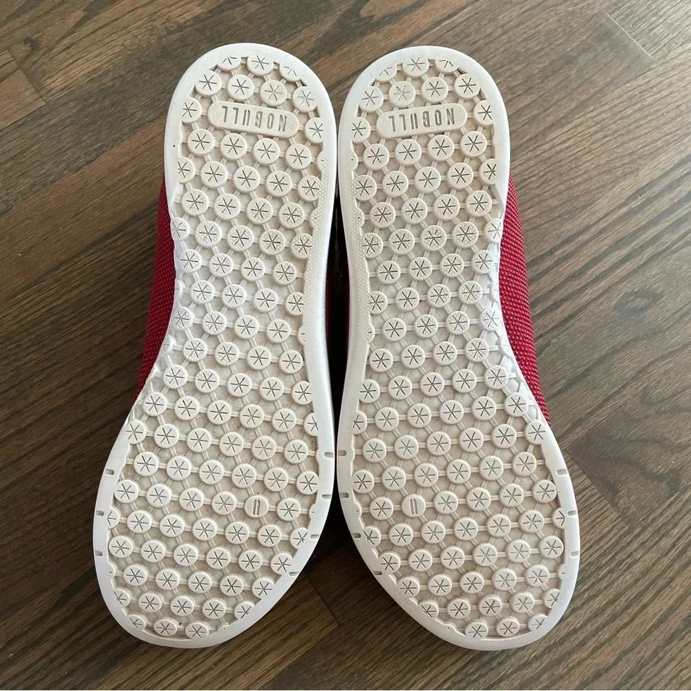 NoBull Fire Heather Red Superfabric Trainers Men 13 Women 14.5